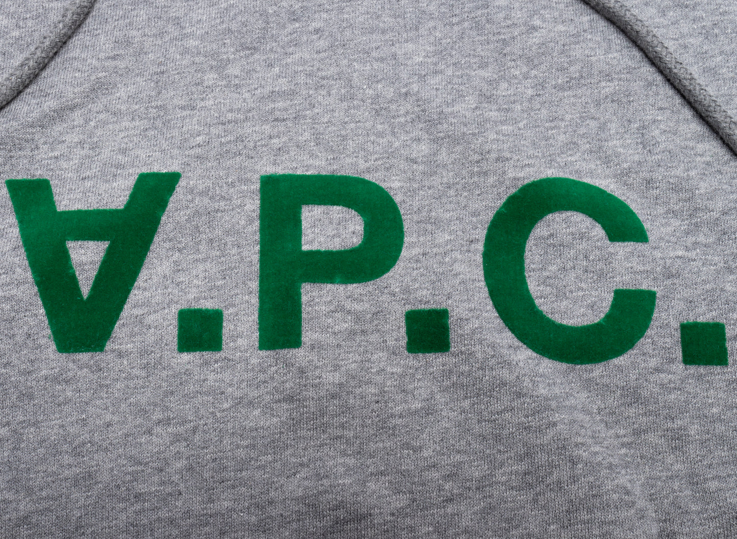A.P.C. Milo Hoodie in Grey/Green - view 2