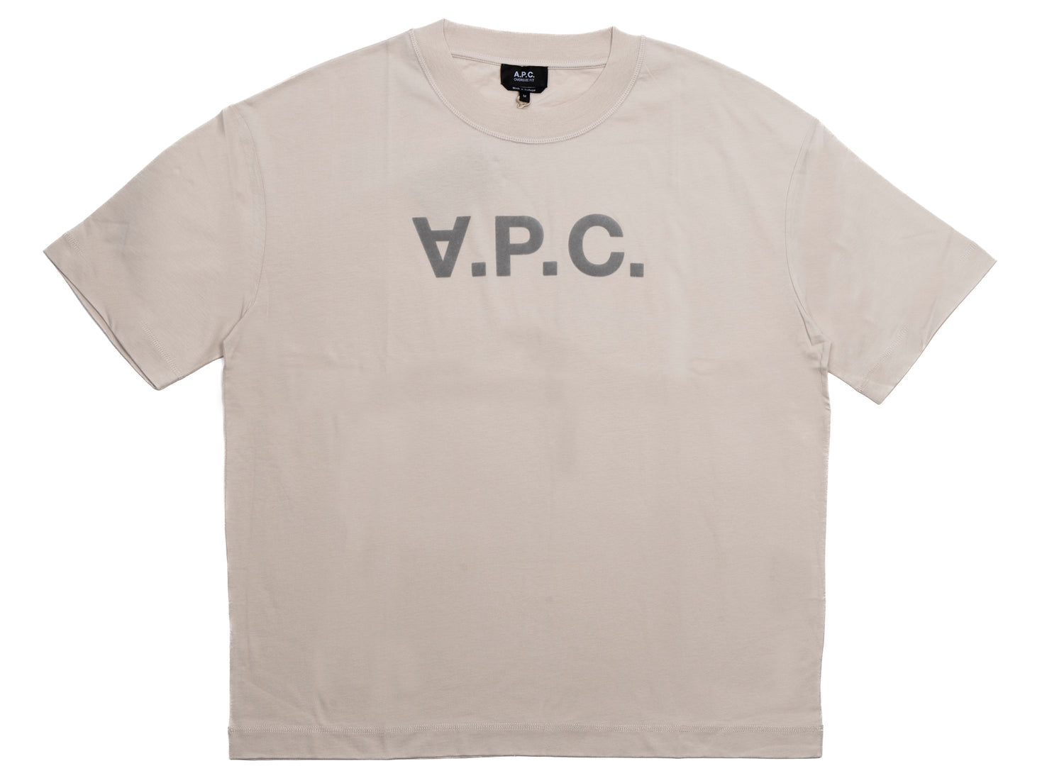 A.P.C. Oversized Grand VPC Tee in Tan