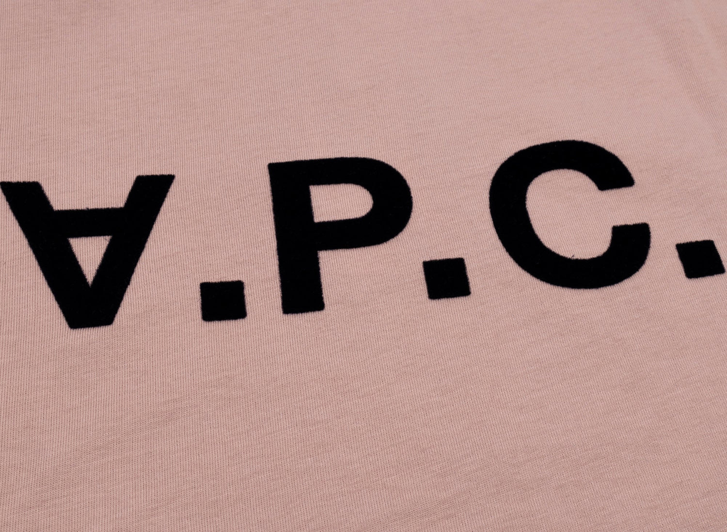 A.P.C. Standard Grand VPC Tee in Rose - view 2