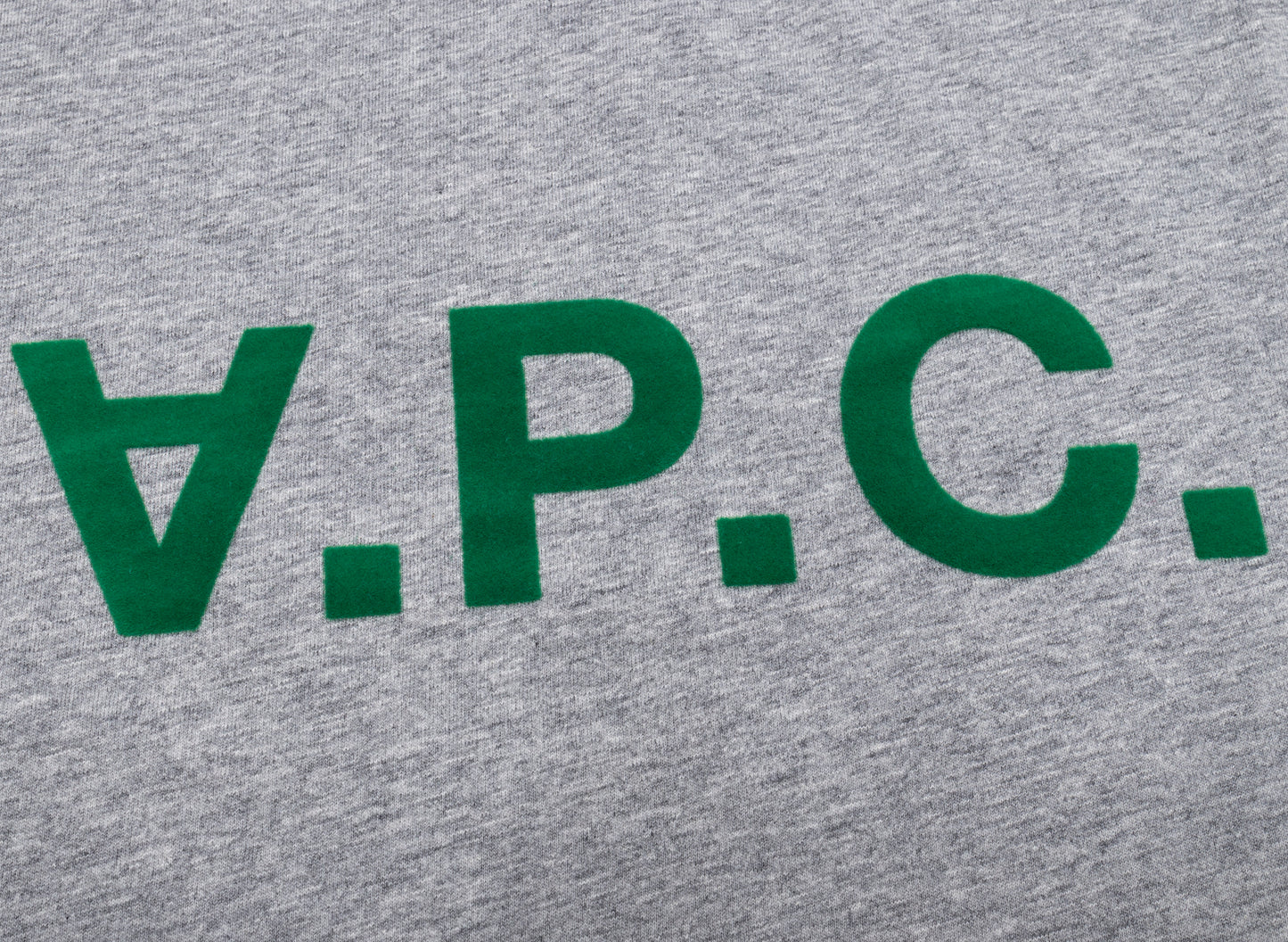 A.P.C. VPC Color H T-Shirt in Grey/Green - view 2