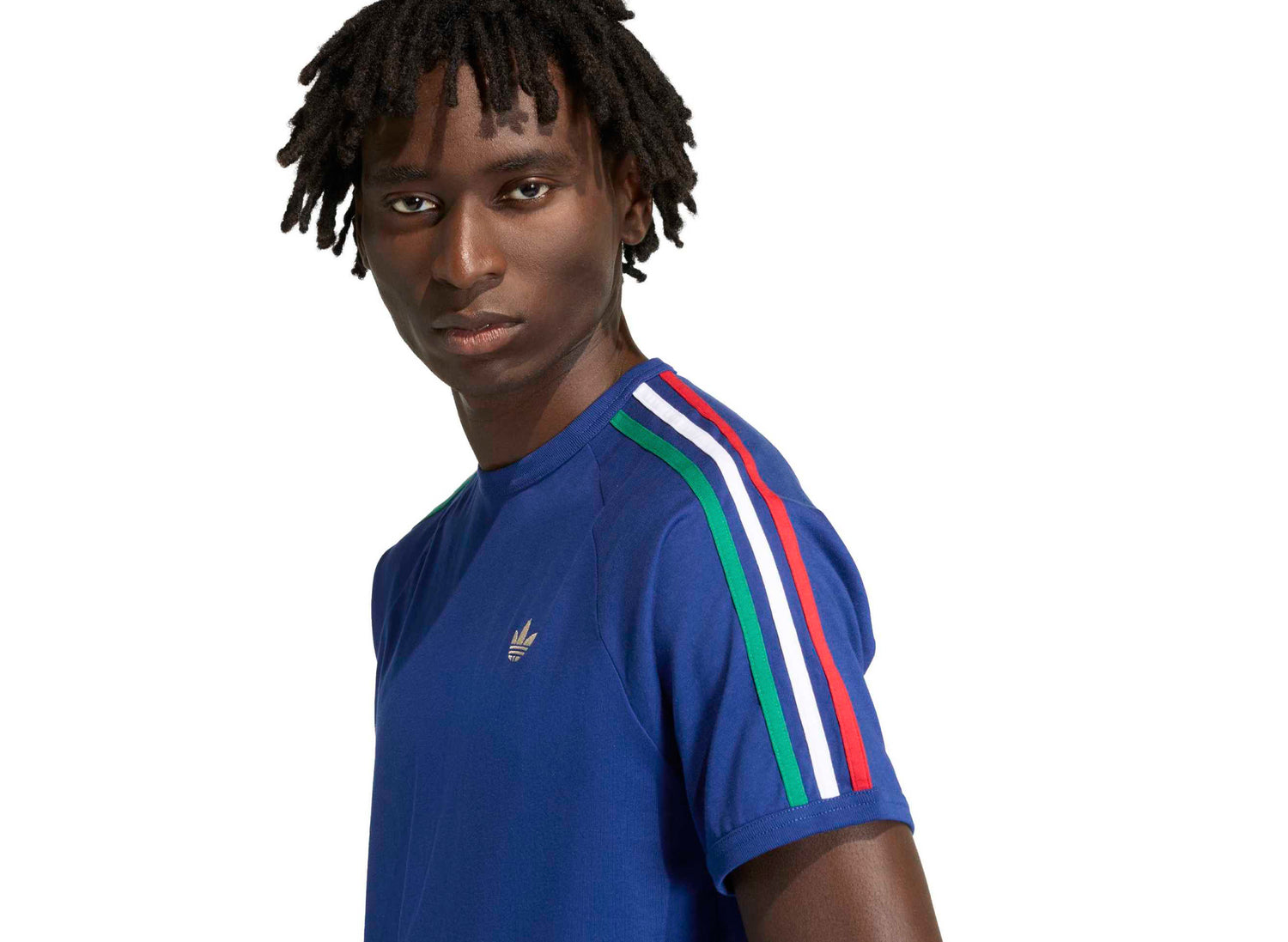 Adidas 3S Tee in 'Victory Blue' - view 2