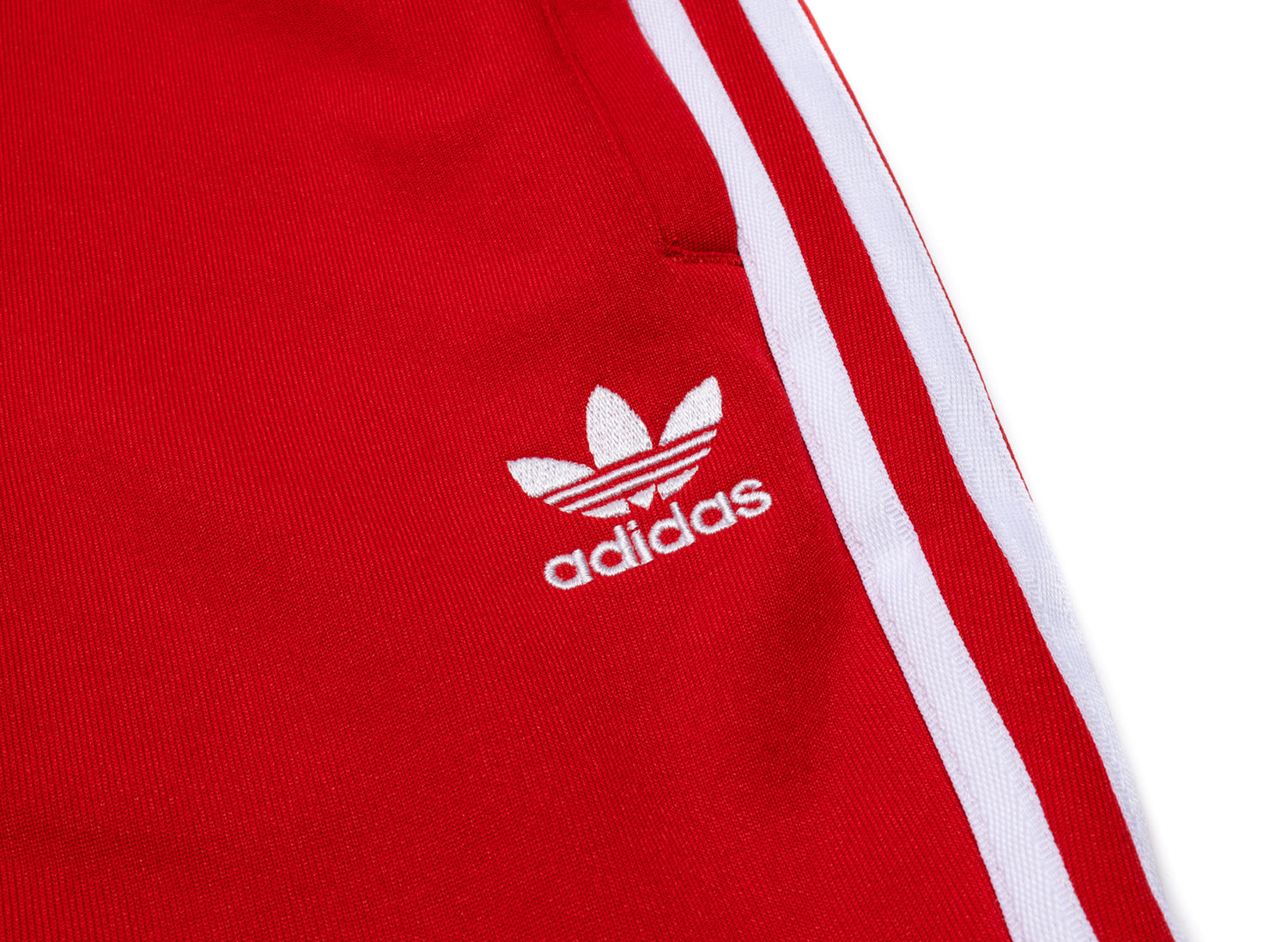 Adidas AdiColor Superstar Joggers in Red - view 2