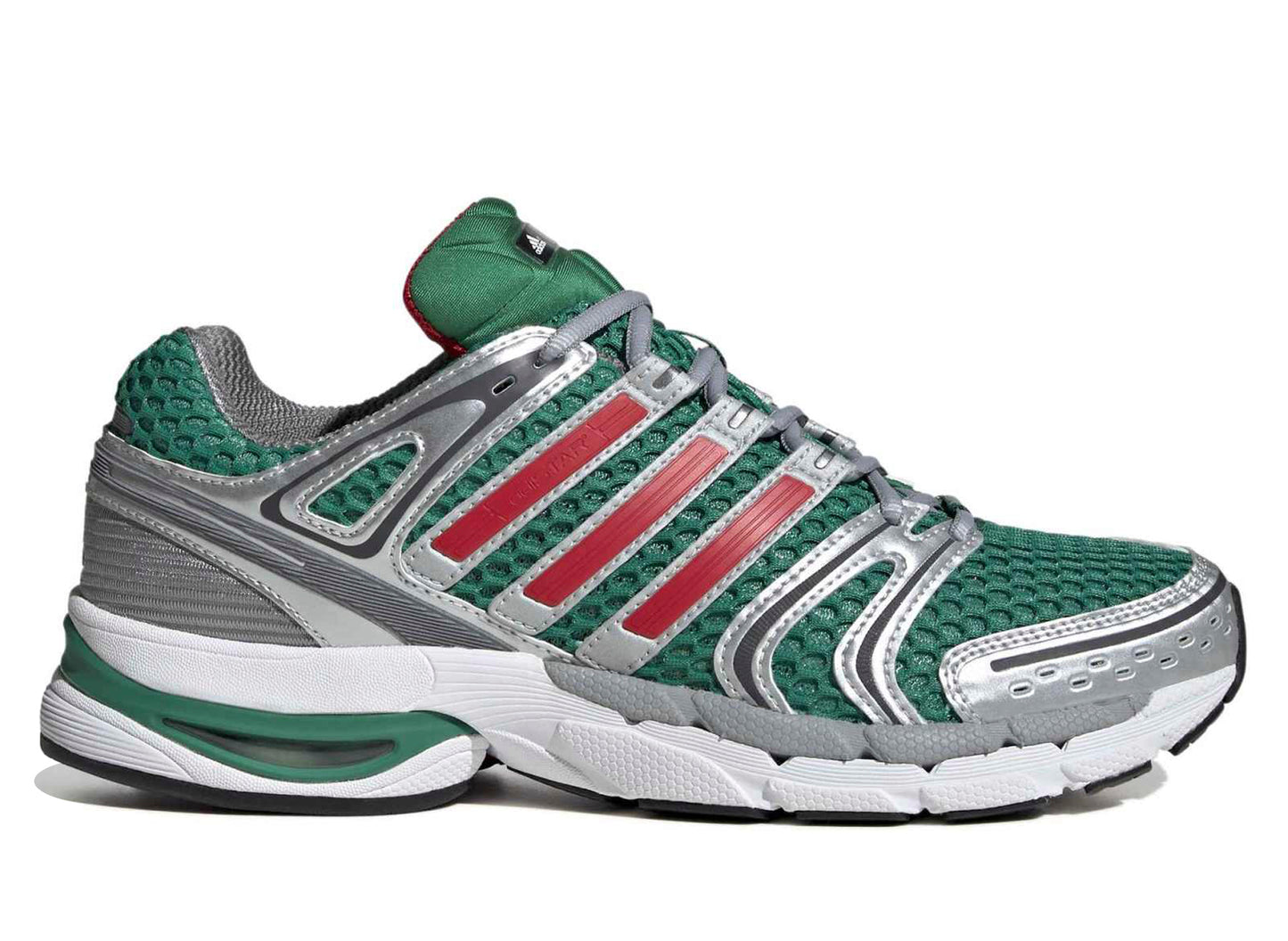 Adidas Adistar Control 5 in Bold Green / Better Scarlet