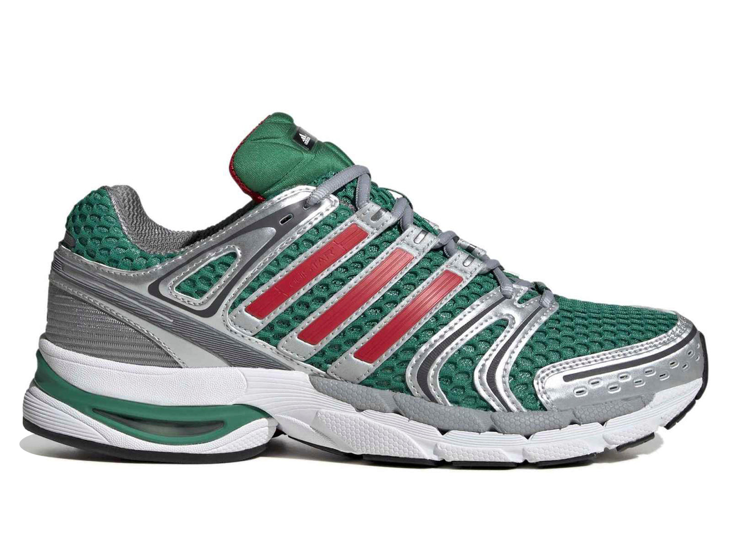 Adidas Adistar Control 5 in Bold Green / Better Scarlet