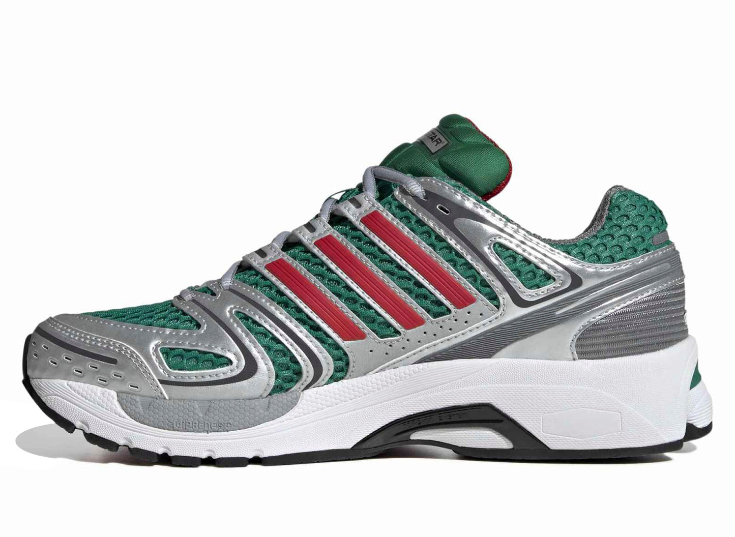 Adidas Adistar Control 5 in Bold Green / Better Scarlet — view 3