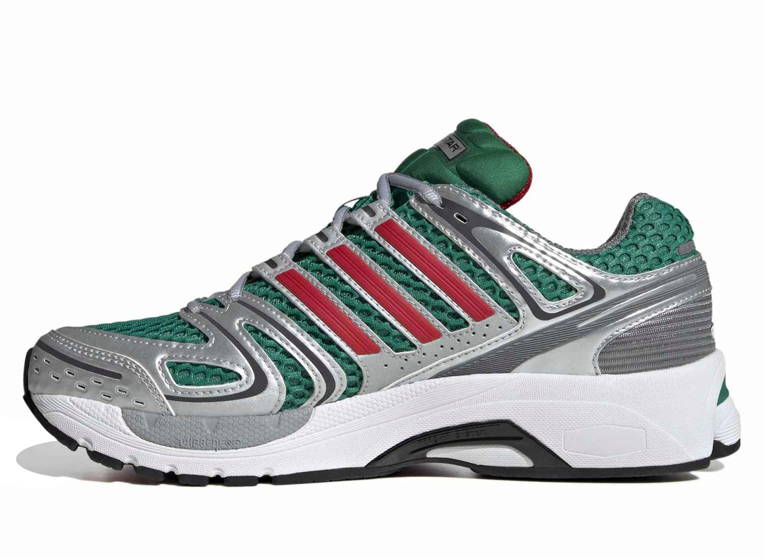 Adidas Adistar Control 5 in Bold Green / Better Scarlet — view 3