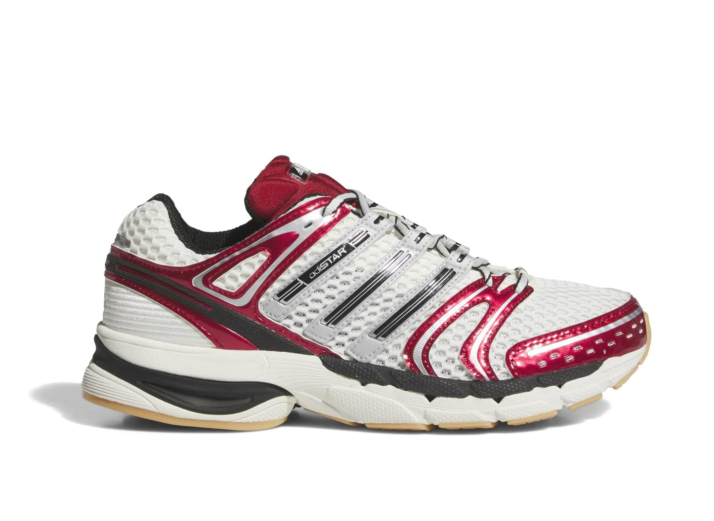 Adidas Adistar Control 5 in Off White / Team Victory Red