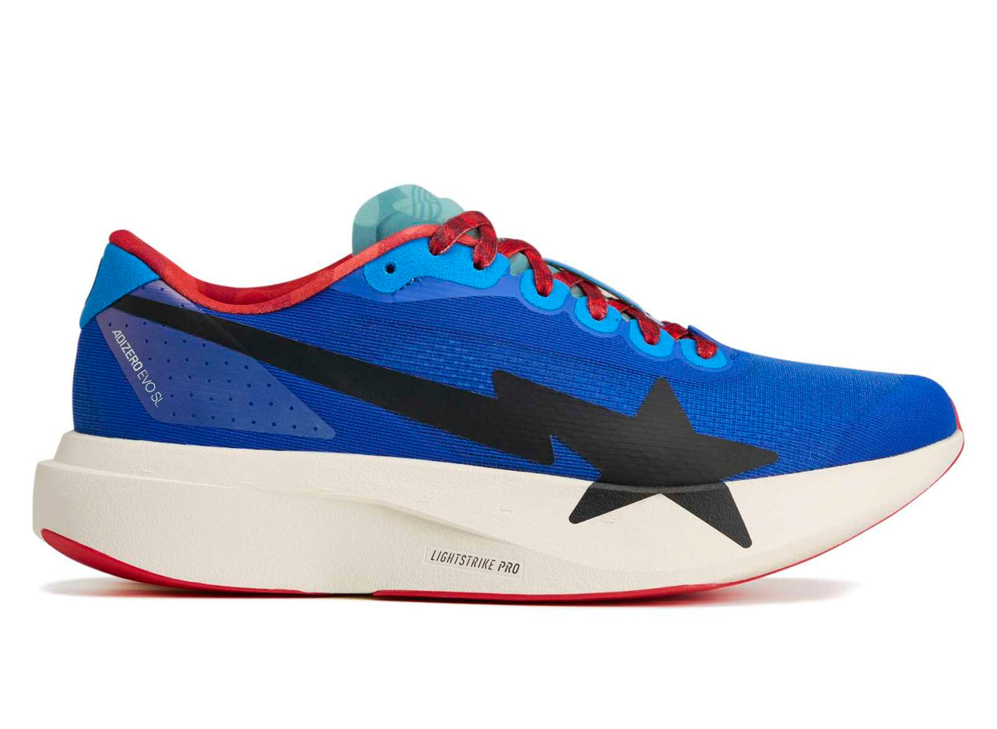 Adidas Adizero EVO SL Bape en Power Blue / Collegiate Green