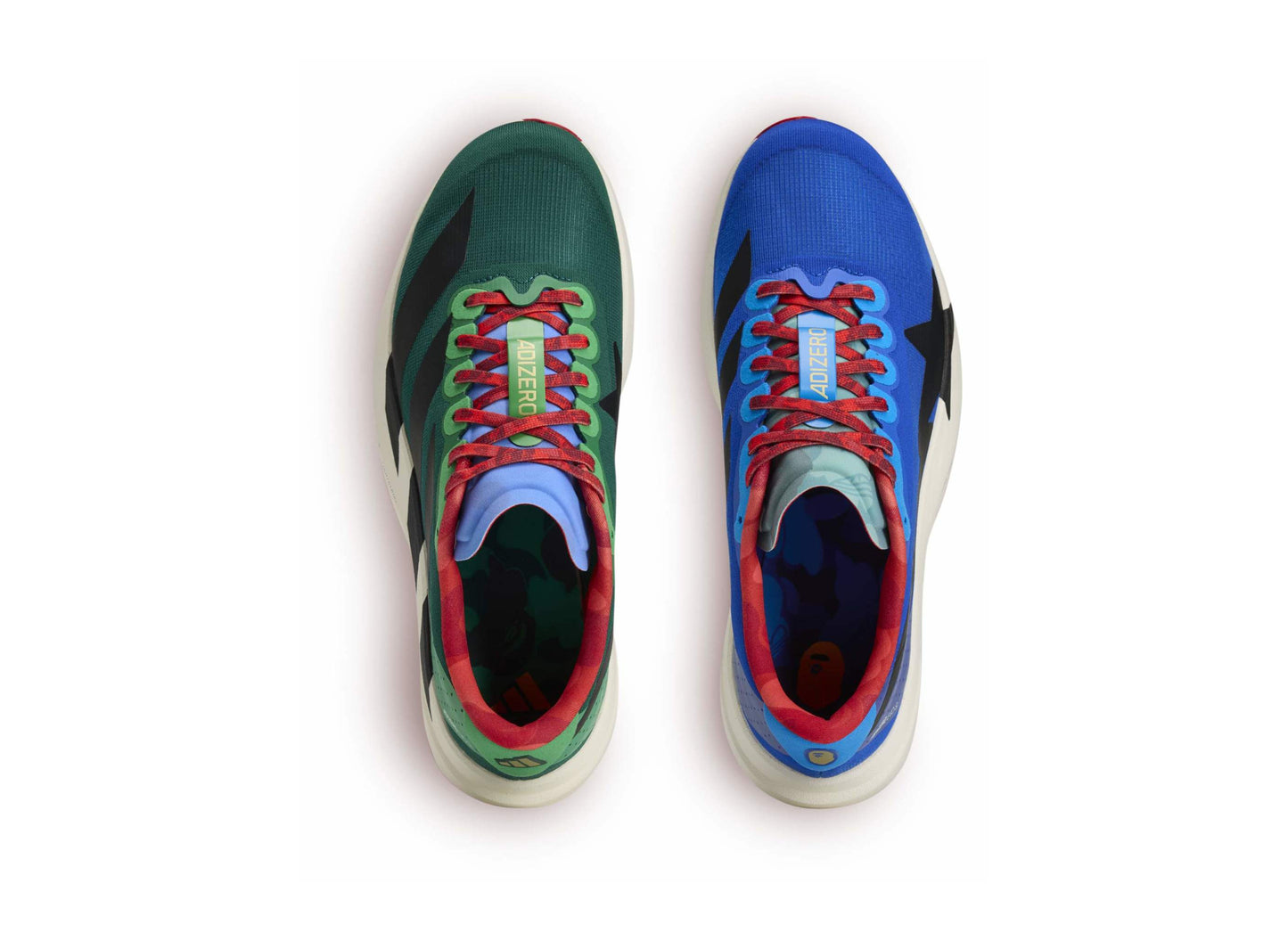 Adidas Adizero EVO SL Bape en Power Blue / Collegiate Green