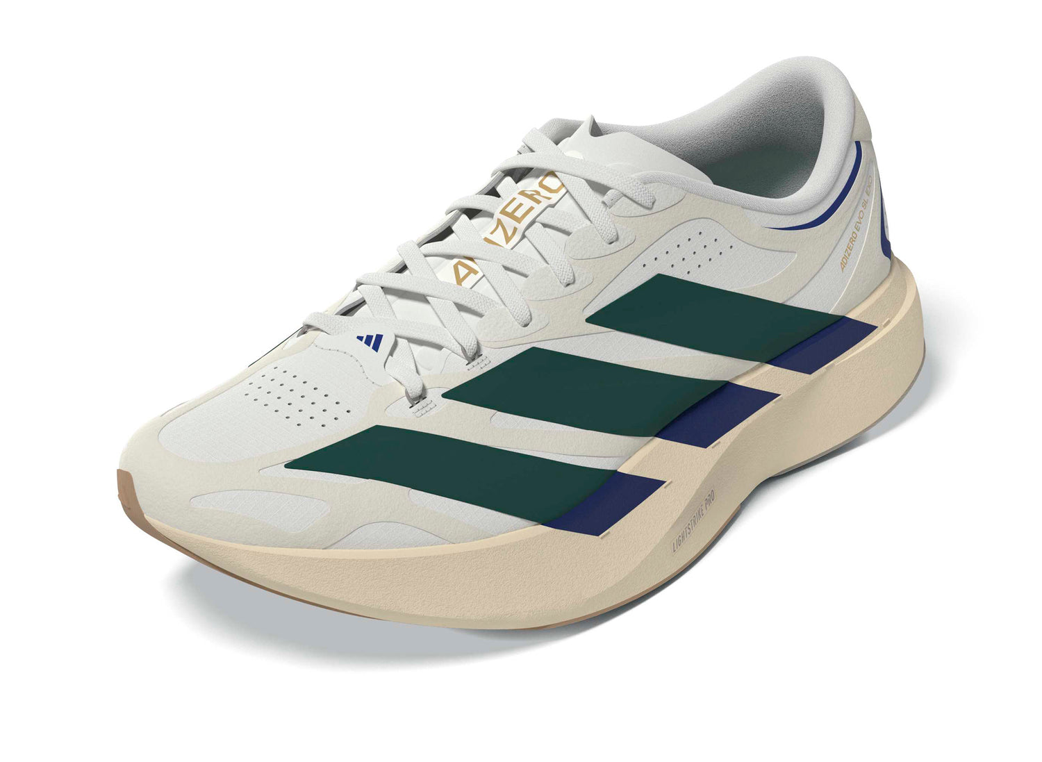 Adidas Adizero EVO SL EXO in Cloud White / Core Green - view 2