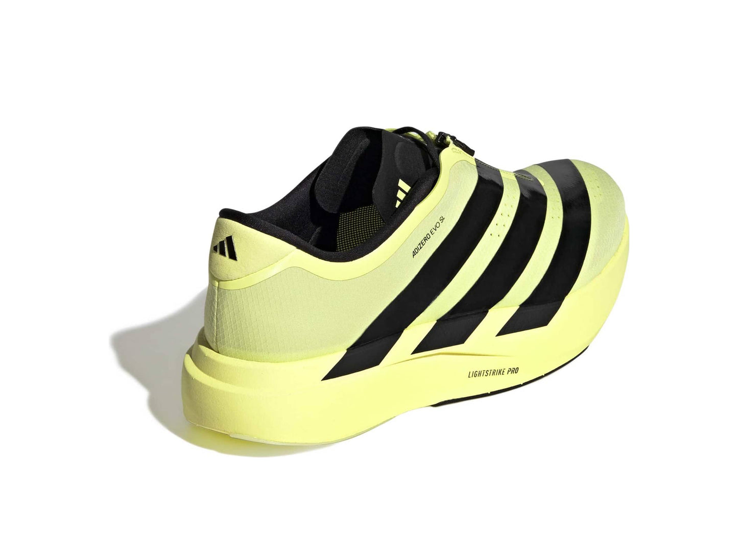 Adidas Adizero Evo SL Zip in Frozen Lemon / Core Black