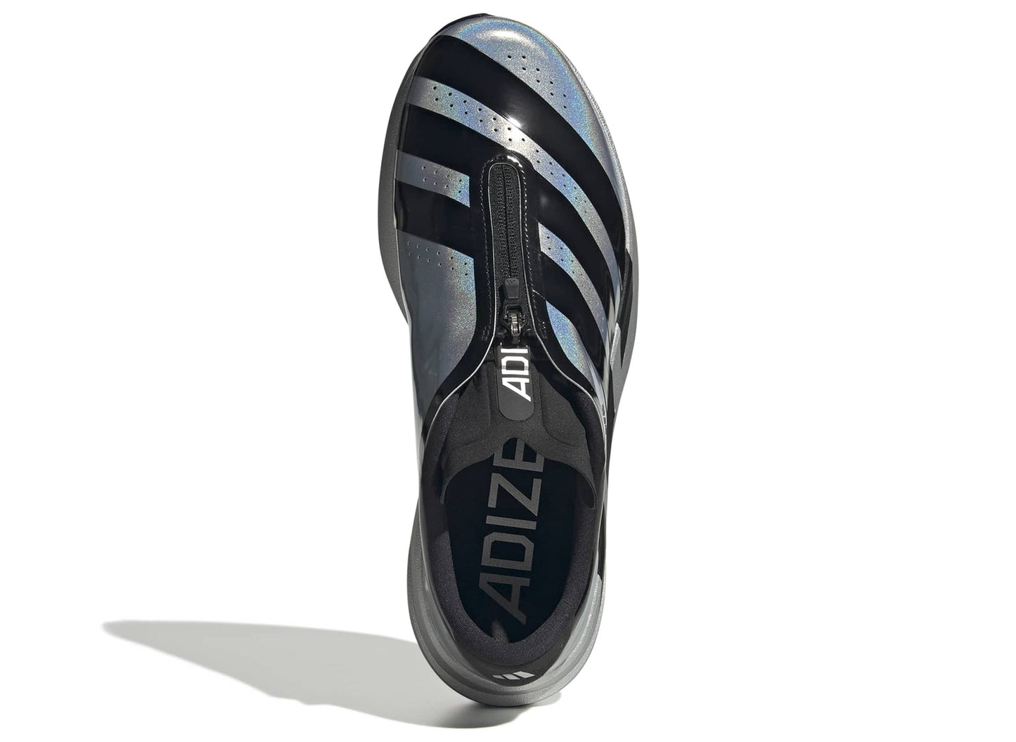 Adidas Adizero Evo SL Zip in Silver Metallic / Core Black