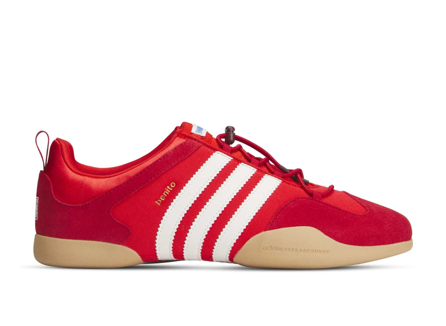Adidas Bad Bunny Ballerina in Vivid Red / Chalk White