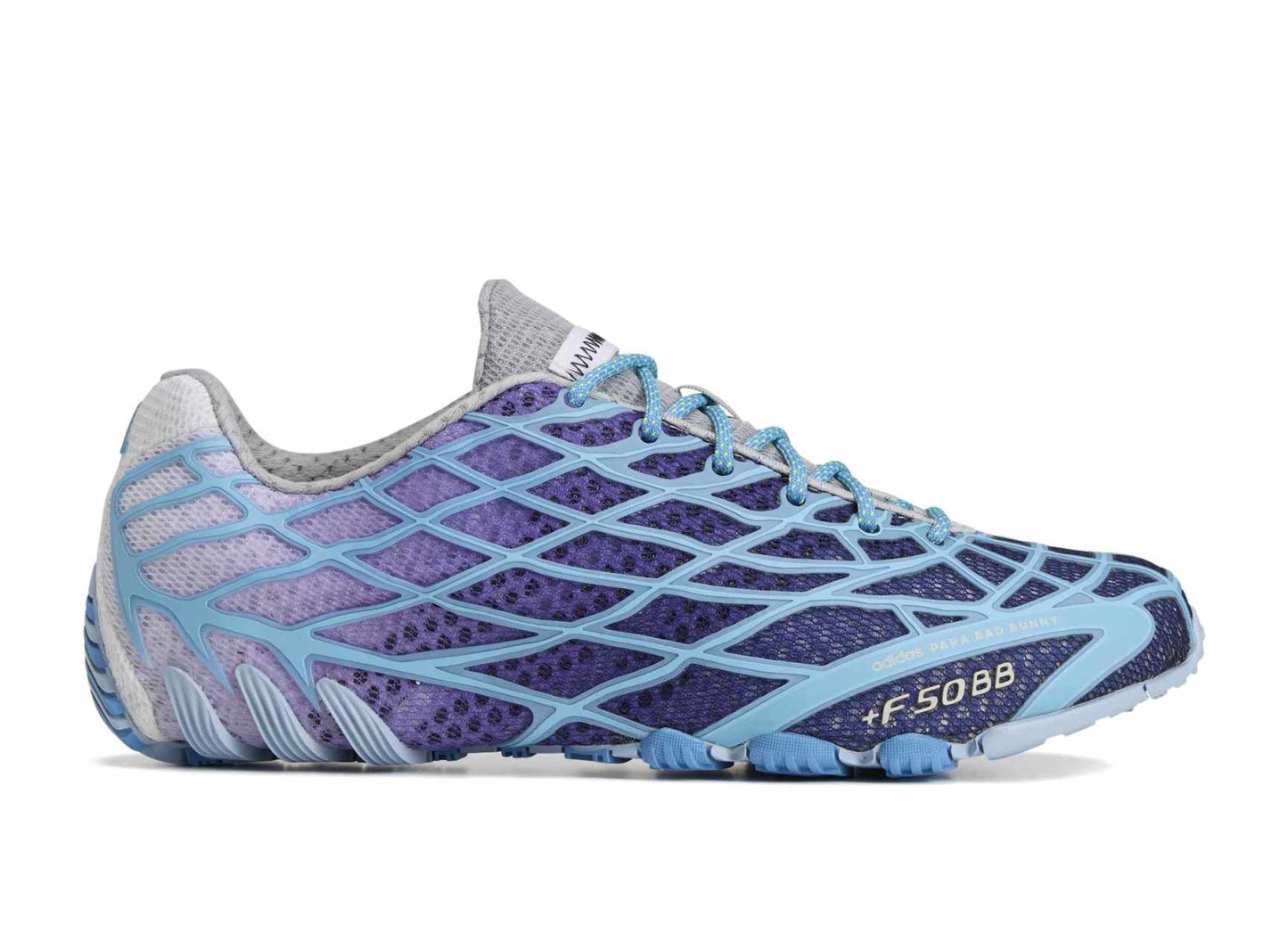 Adidas Bad Bunny F50 Ghost Sprint in Dark Marine / Light Blue
