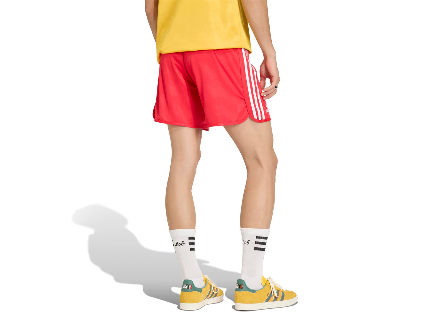 Adidas "Bob Marley" OG Short in Pure Ruby — view 3