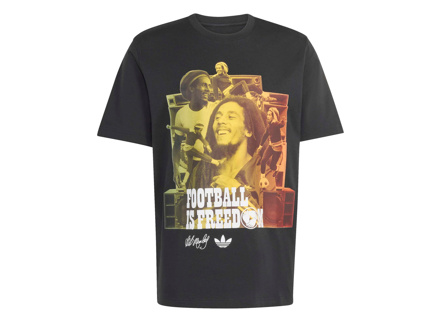 Adidas Bob Marley OG Tee in Black — view 4