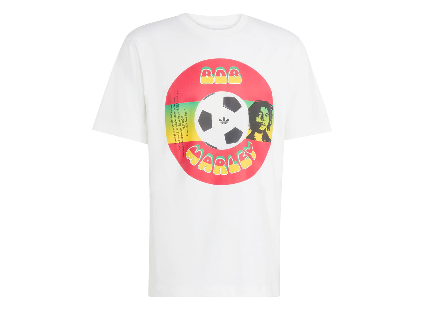 Adidas Bob Marley OG Tee in White — view 4