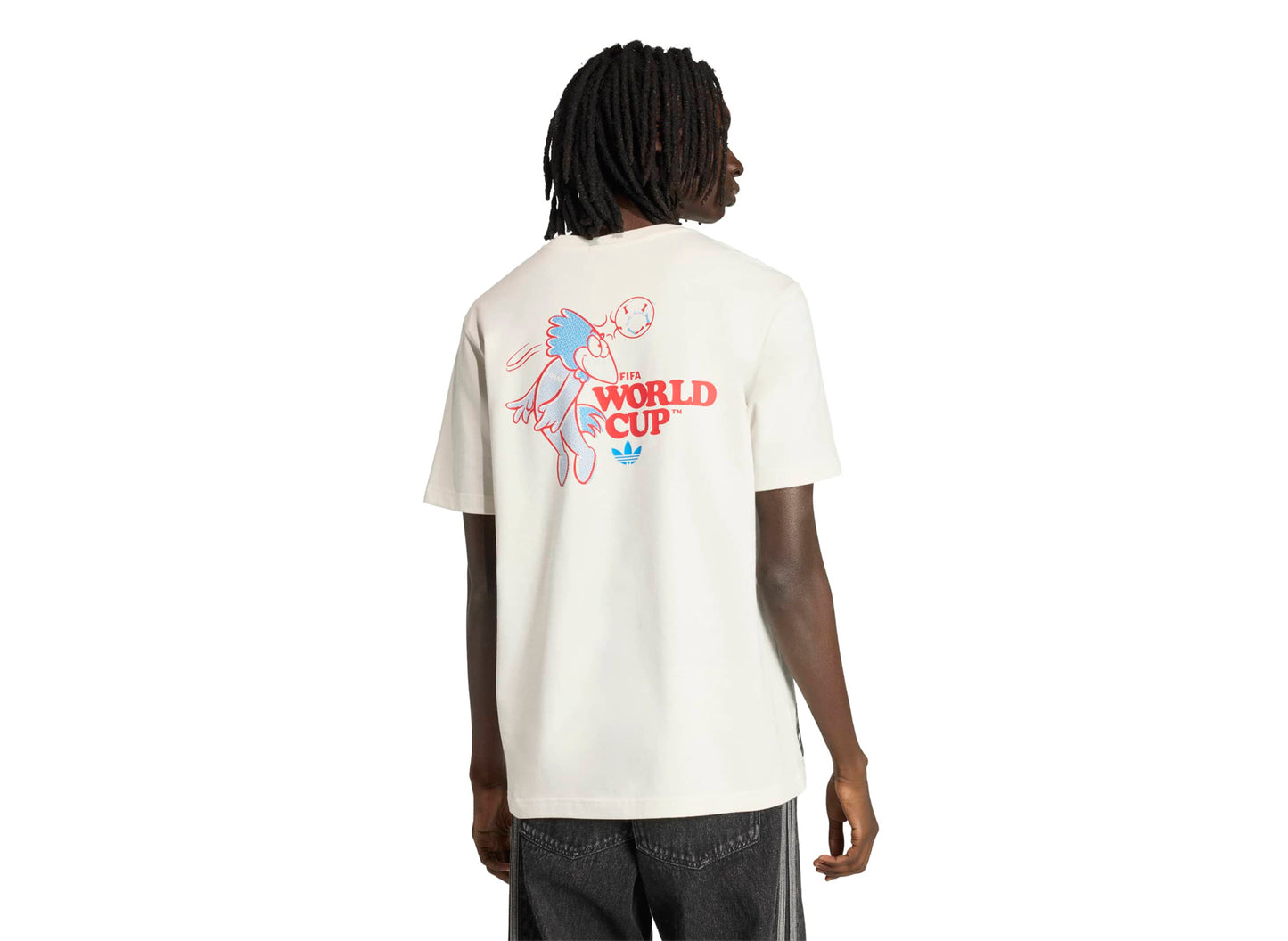 Adidas FIFA World Cup 26 Mascot Tee Footix in Cloud White — view 3