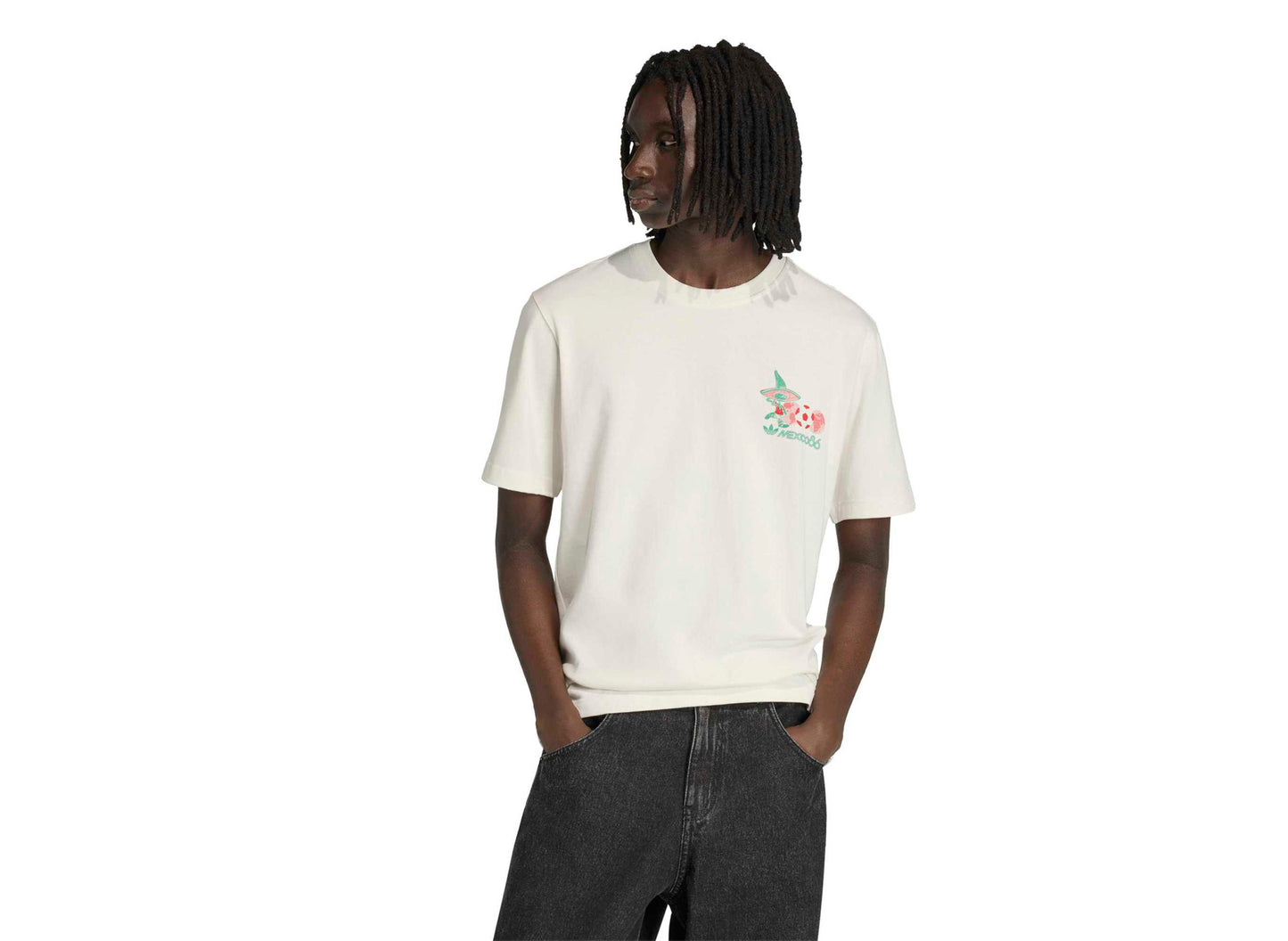 Adidas FIFA World Cup 26 Mascot Tee Pique in Cloud White — view 2