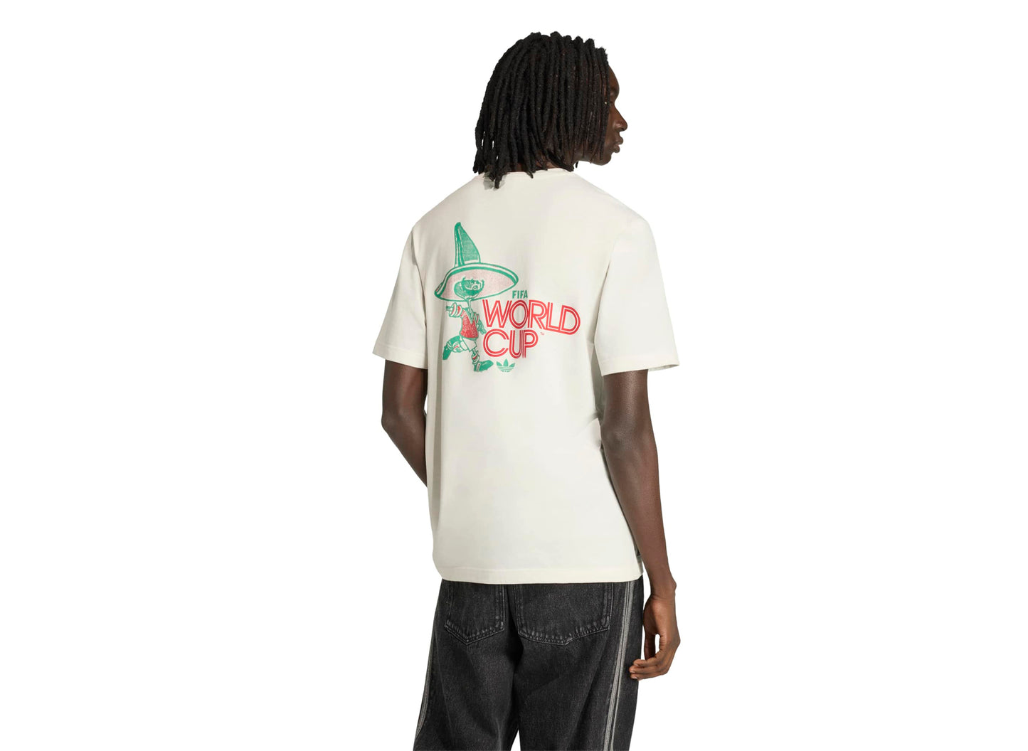 Adidas FIFA World Cup 26 Mascot Tee Pique in Cloud White — view 3