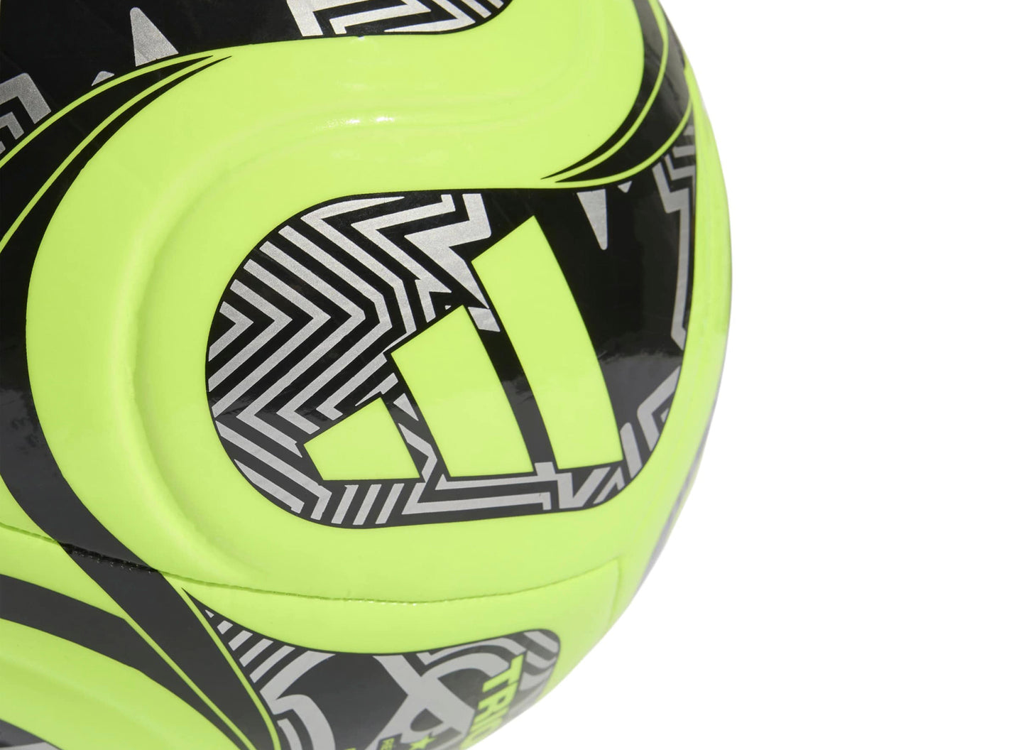 Adidas Fifa World Cup Trionda Club Ball in Lucid Lemon / Black — view 3