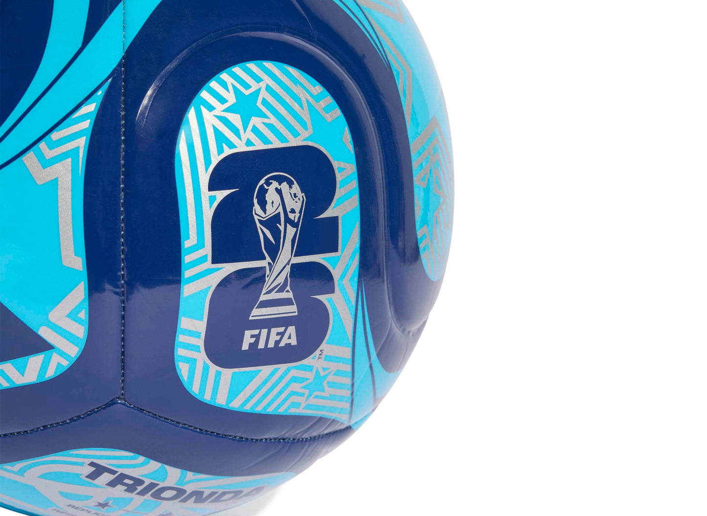Adidas Fifa World Cup Trionda Club Ball in Night Indigo / Blue — view 4