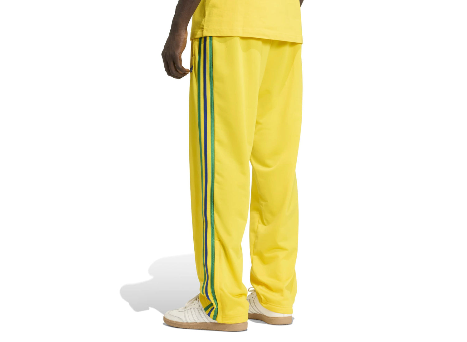 Adidas Firebird Track Pants in 'EQT Yellow' - view 2