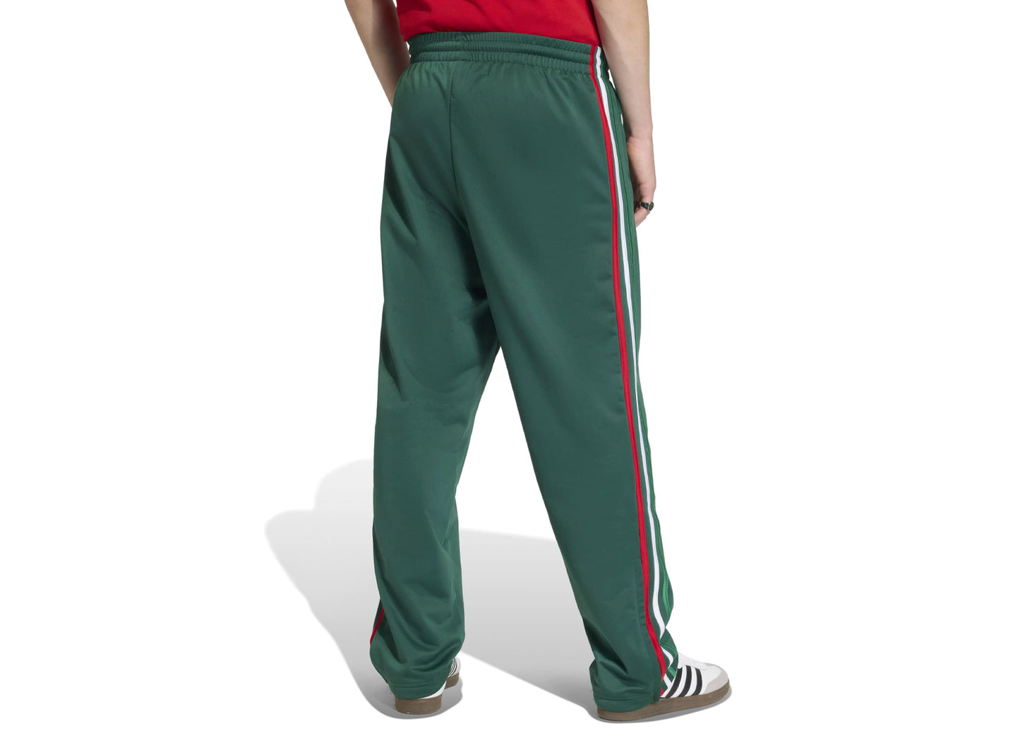 Adidas Firebird Track Pants in 'Team Dark Green' - view 2