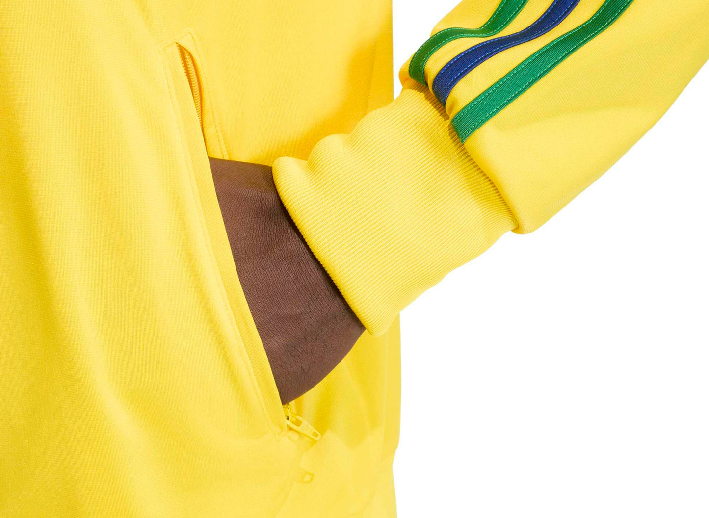 Adidas Firebird Track Top in 'EQT Yellow' — view 2