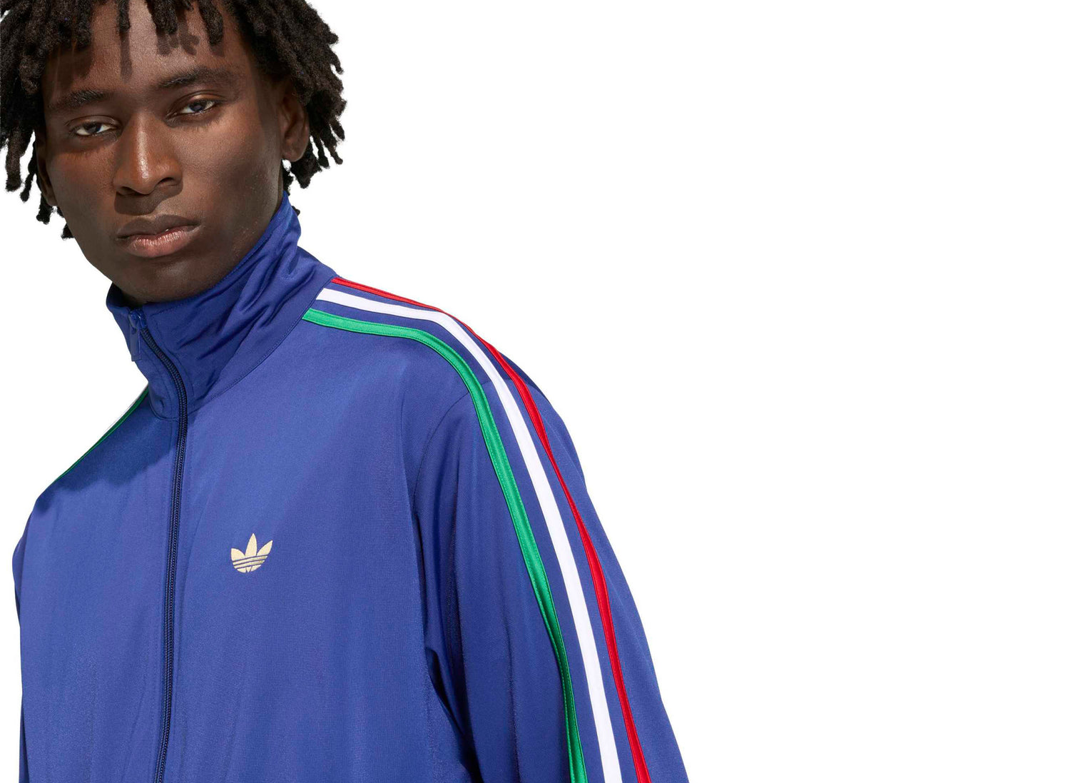 Adidas Firebird Track Top in 'Victory Blue' — view 3