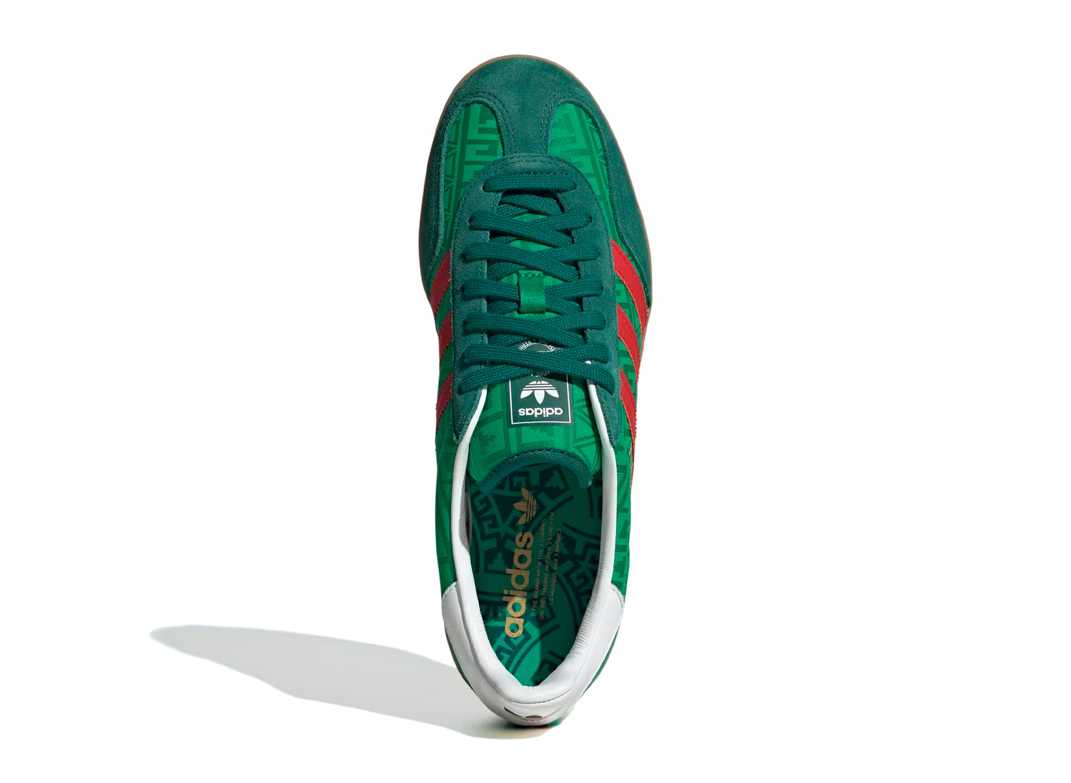 Adidas Gazelle Indoor Bringback Pack 'Mexico' in Green / Better Scarlet — view 4