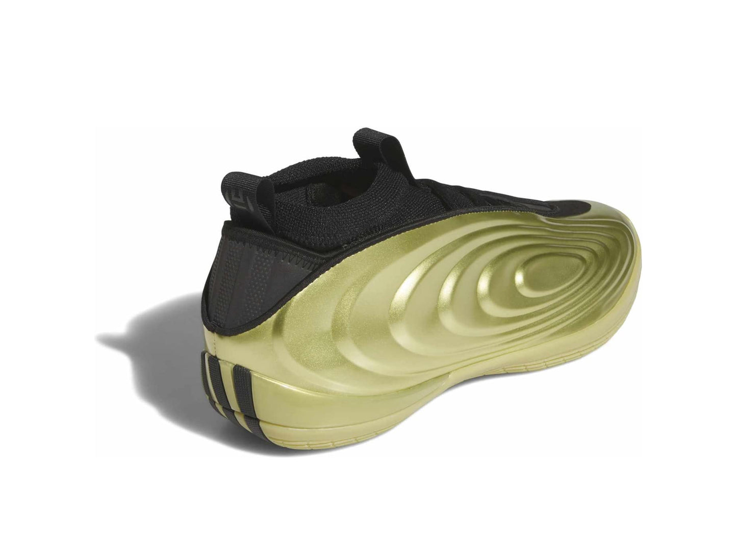 Adidas Harden Volume 10 in Gold Metallic / Core Black