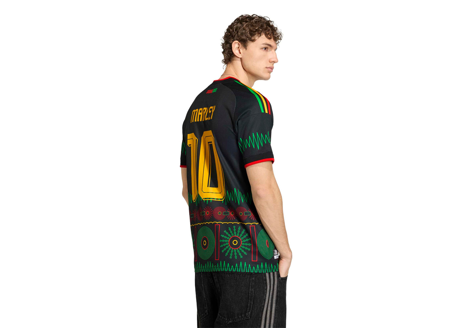 Adidas Jamaica 26 x Bob Marley #10 Away Jersey — view 3