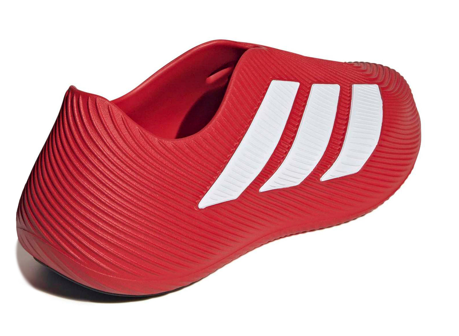 Adidas Purechill Slides in Better Scarlet / White — view 2