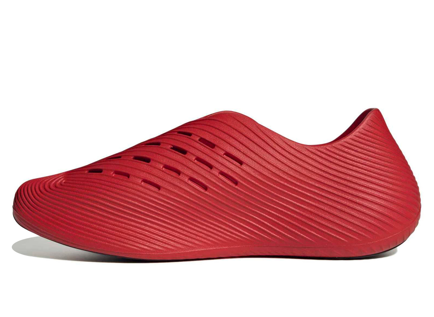 Adidas Purechill Slides in Better Scarlet / White — view 3
