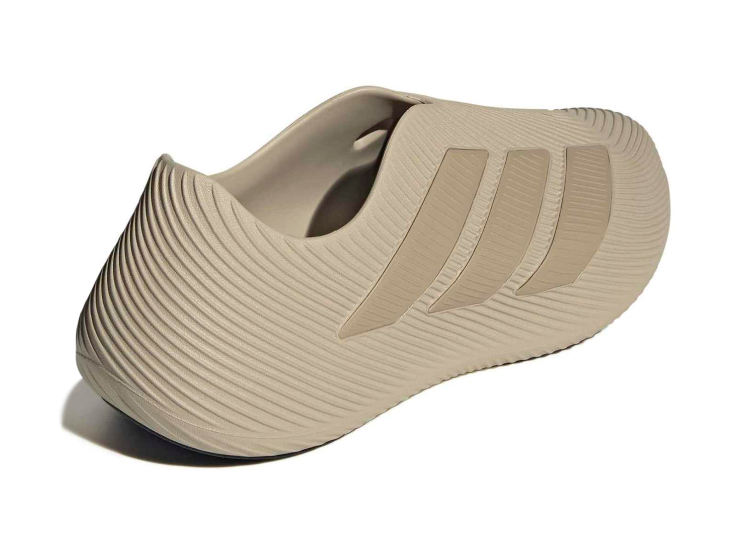 Adidas Purechill Slides in Khaki / Gold — view 2