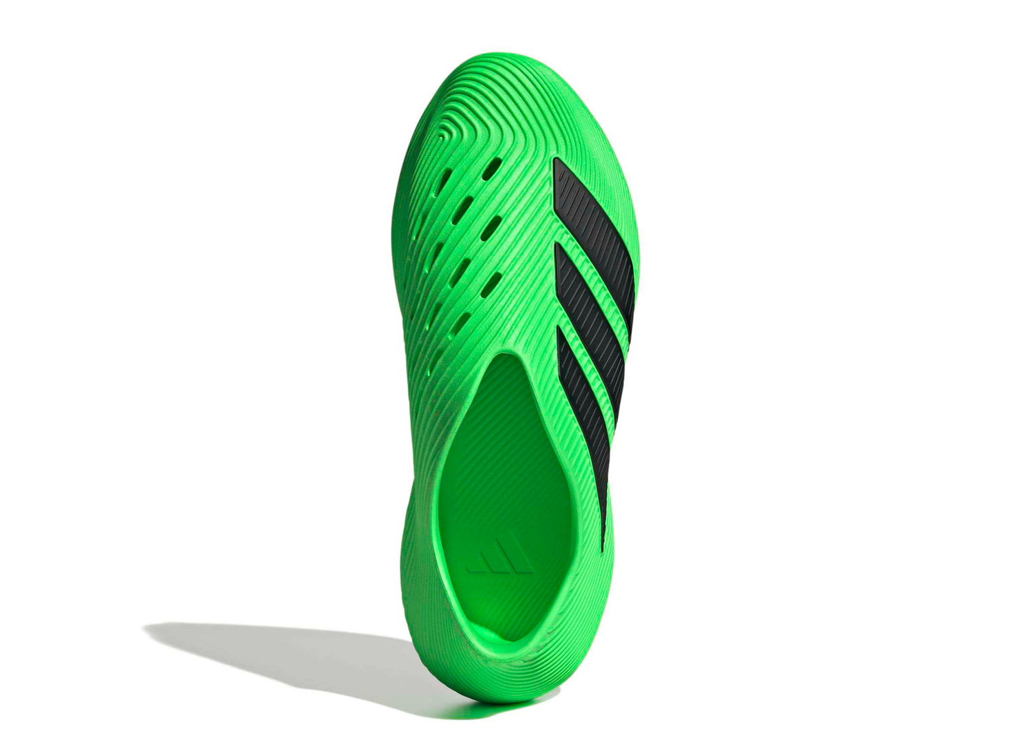 Adidas Purechill Slides in Screaming Green / Black - Damaged — view 4