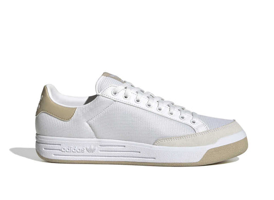 Adidas Rod Laver in Footwear White / Khaki
