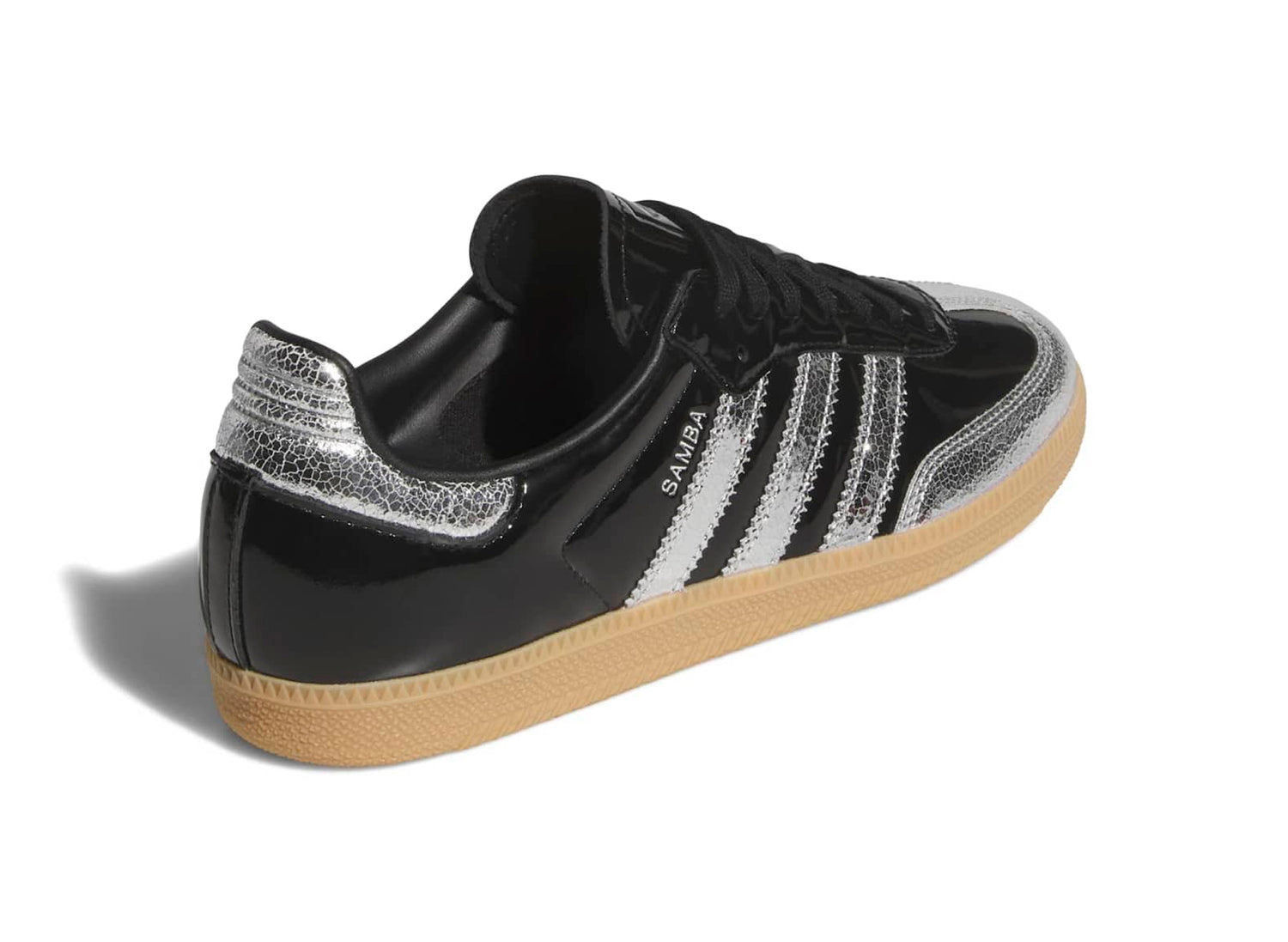 Adidas Samba OG in Core Black / Silver Metallic — view 2