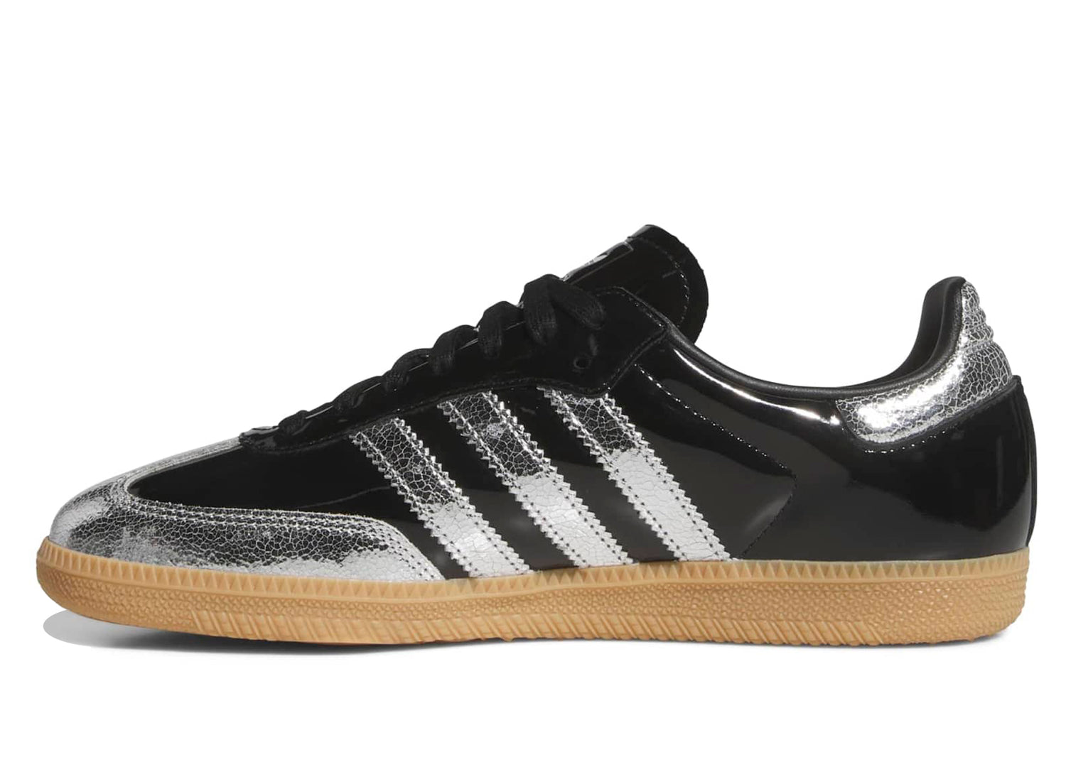 Adidas Samba OG in Core Black / Silver Metallic — view 3