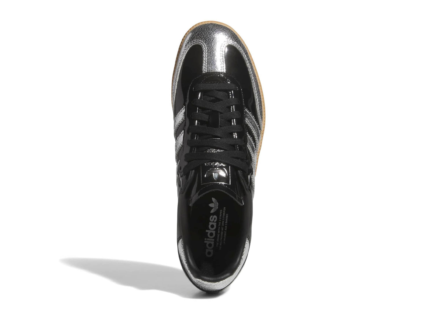 Adidas Samba OG in Core Black / Silver Metallic — view 4