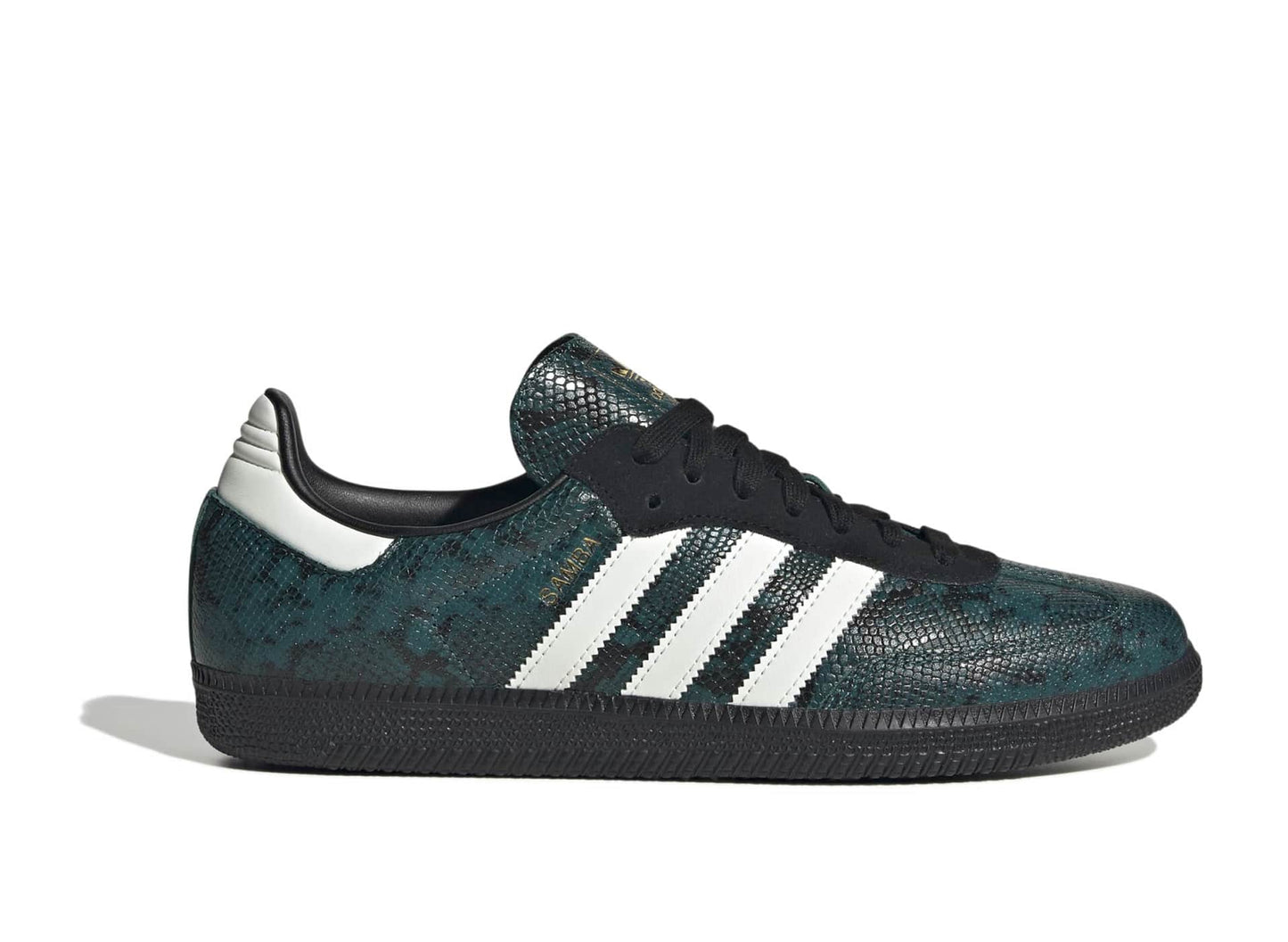 Adidas Samba OG in Rich Green / Off White