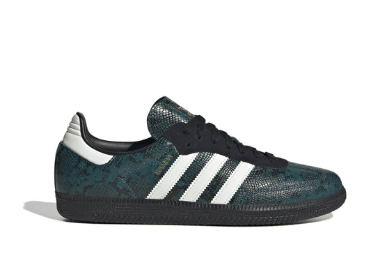 Adidas Samba OG in Rich Green / Off White