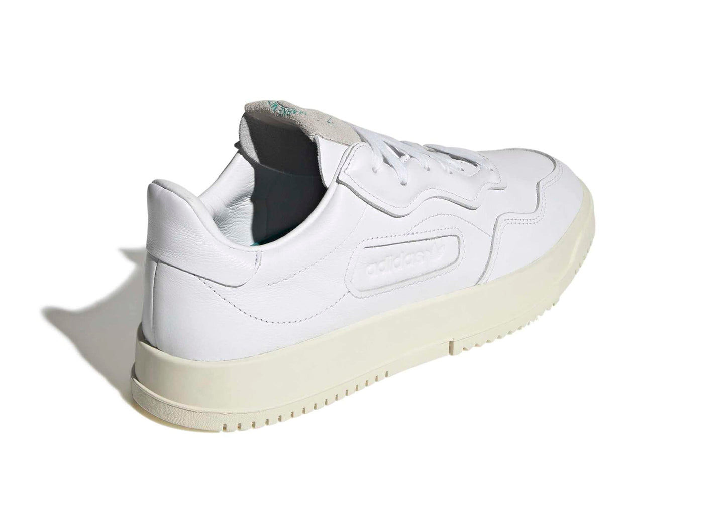 Adidas SC Premiere in Footwear White / Power Green — view 2