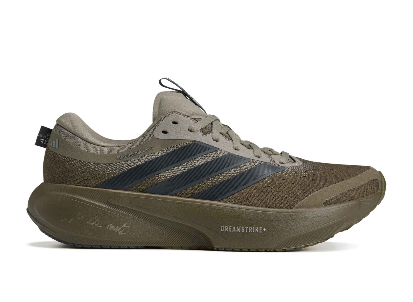 Adidas Supernova Rise 3 in Trace Olive / Carbon