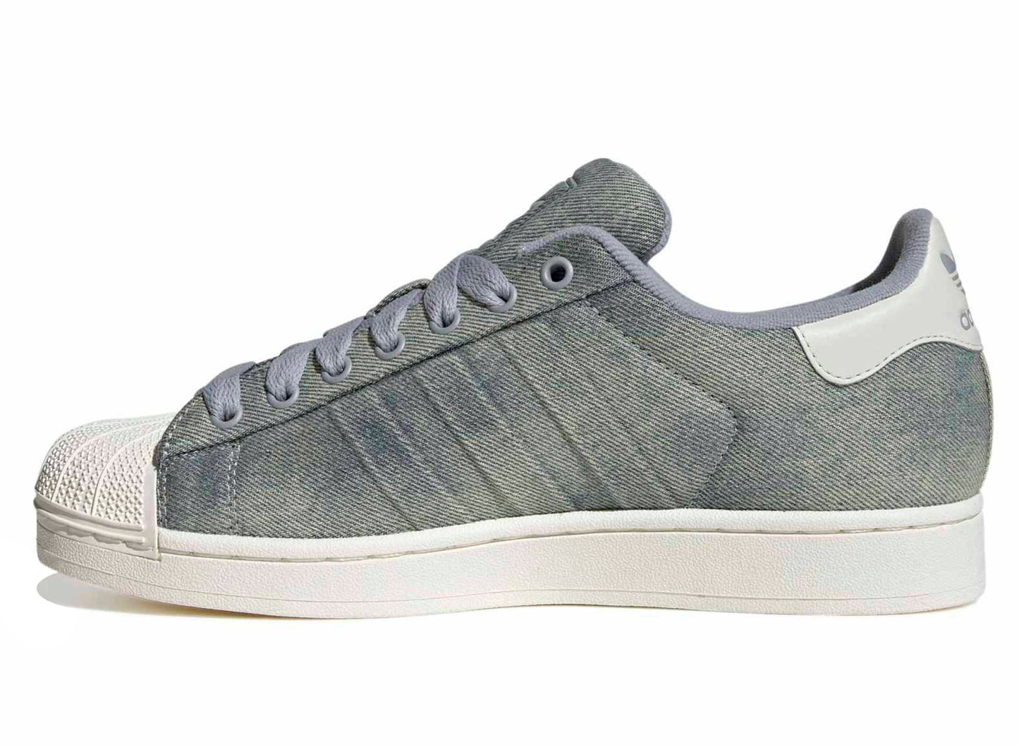 Adidas Superstar II in Halo Silver / Core White — view 3