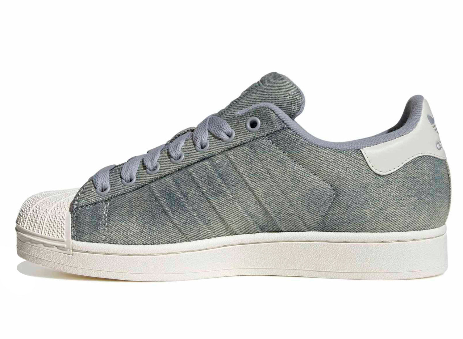 Adidas Superstar II in Halo Silver / Core White — view 3
