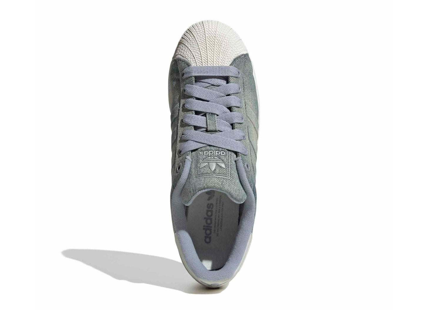 Adidas Superstar II in Halo Silver / Core White — view 4