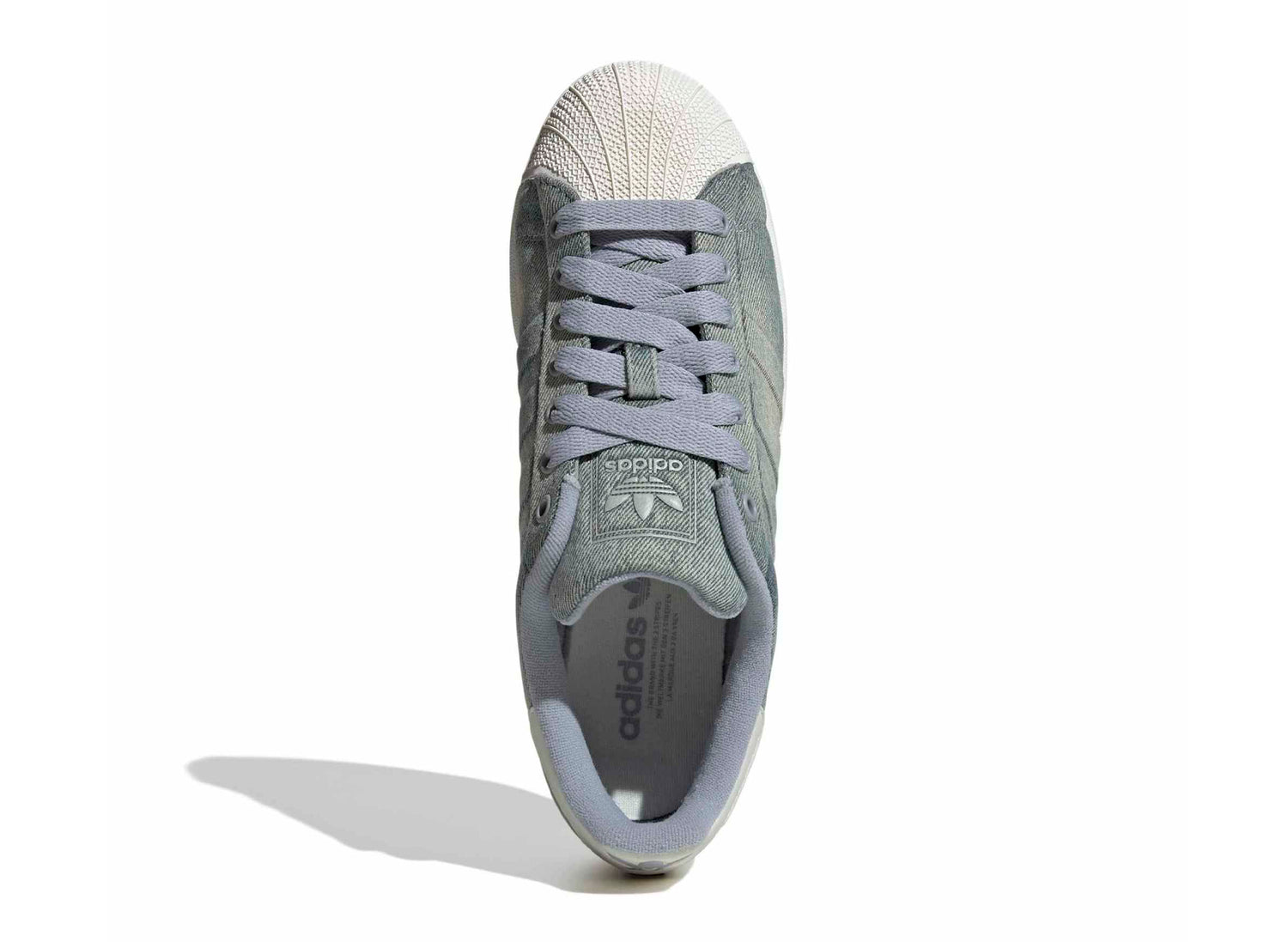 Adidas Superstar II in Halo Silver / Core White — view 4