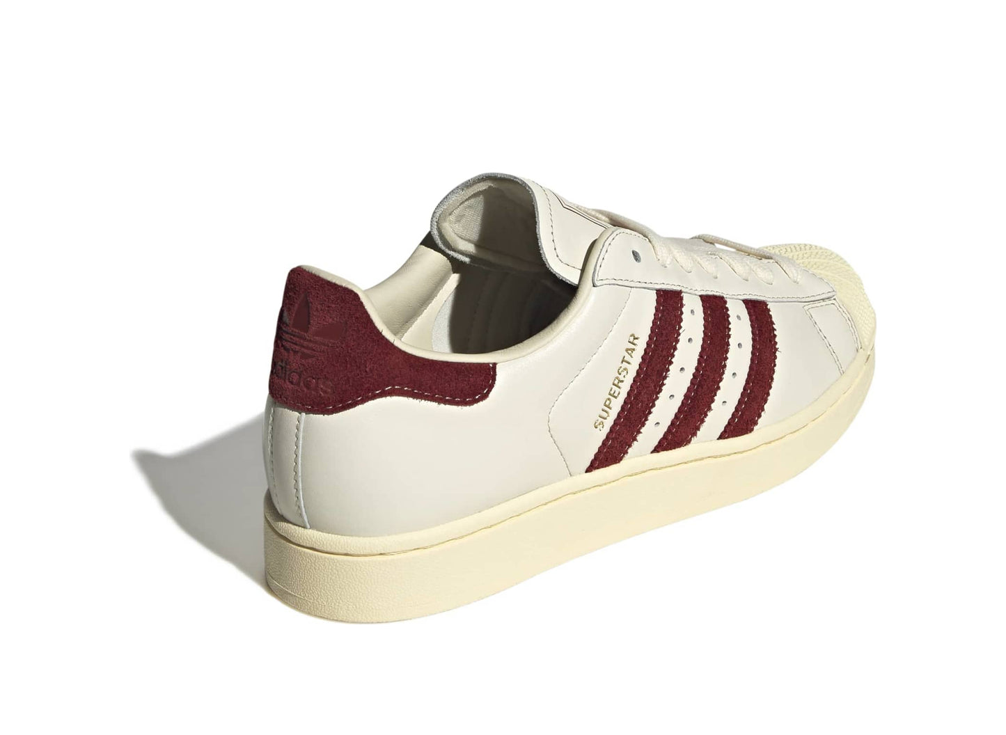 Adidas Superstar II in Off White / Rust Red